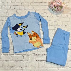 🌸 Bluey Long Sleeve Blue Pajama Set
